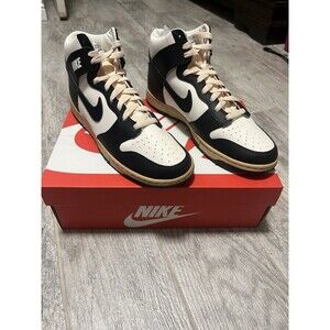 Size 10.5W/9M - W Nike Dunk High Vintage Black - NEW IN BOX - "Vintage Panda"